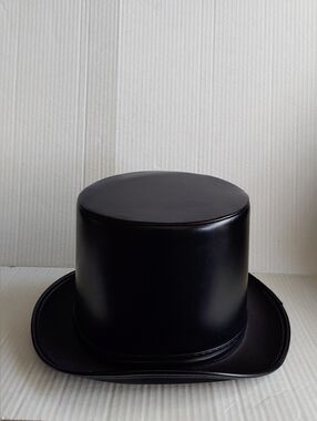 Top Hat Classic Black Faux Material - Spirit Hallowe